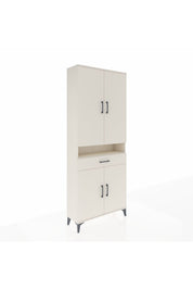 Arges Dolap 5 Raflı Tek Çekmeceli 4 Kapaklı 88x30x221 Aytaşı-Aytaşı