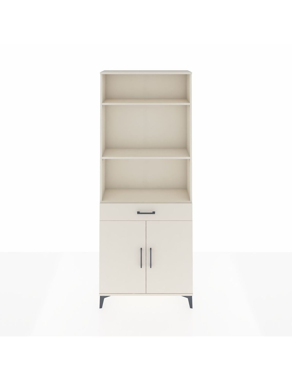 Arges Dolap 4 Raflı Tek Çekmeceli 2 Kapaklı 88x30x221 Aytaşı-Aytaşı