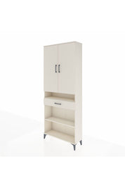 Arges Dolap 5 Raflı Tek Çekmeceli 2 Kapaklı 88x30x221 Aytaşı-Aytaşı