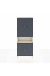 Arges Dolap 5 Raflı 4 Kapaklı 88x30x221 Aytaşı-Antrasit