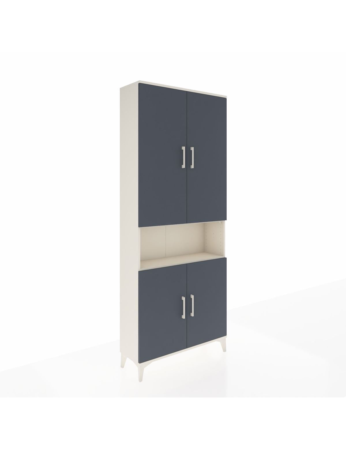 Arges Dolap 5 Raflı 4 Kapaklı 88x30x221 Aytaşı-Antrasit