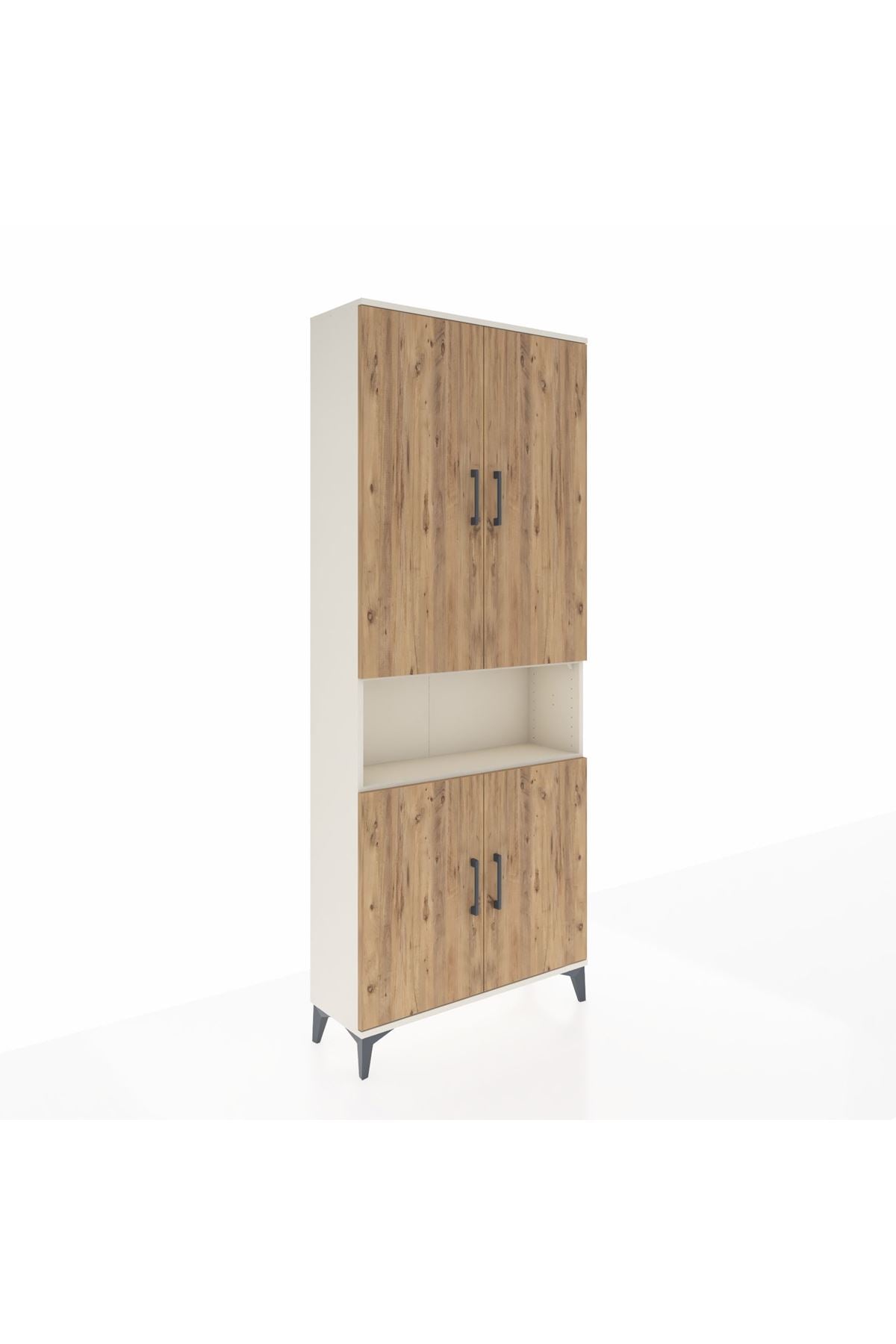 Arges Dolap 5 Raflı 4 Kapaklı 88x30x221 Aytaşı-Çam