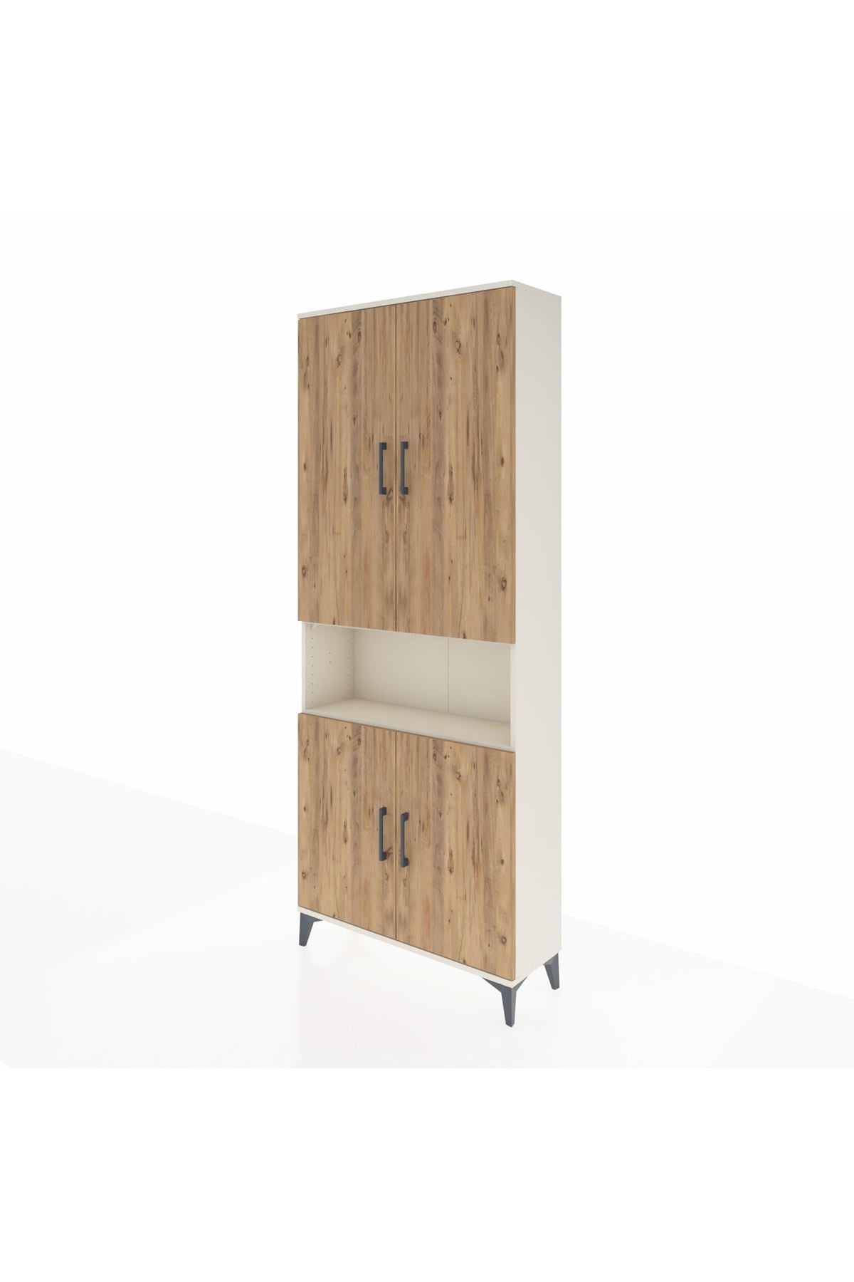 Arges Dolap 5 Raflı 4 Kapaklı 88x30x221 Aytaşı-Çam