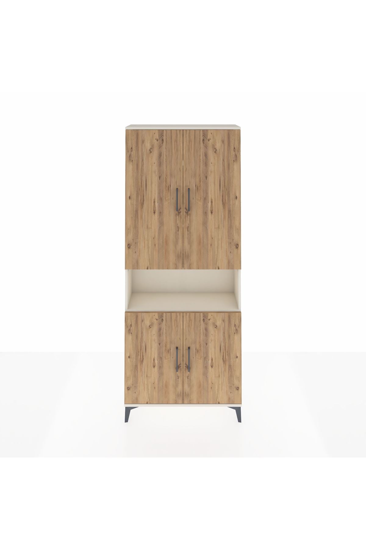 Arges Dolap 5 Raflı 4 Kapaklı 88x30x221 Aytaşı-Çam