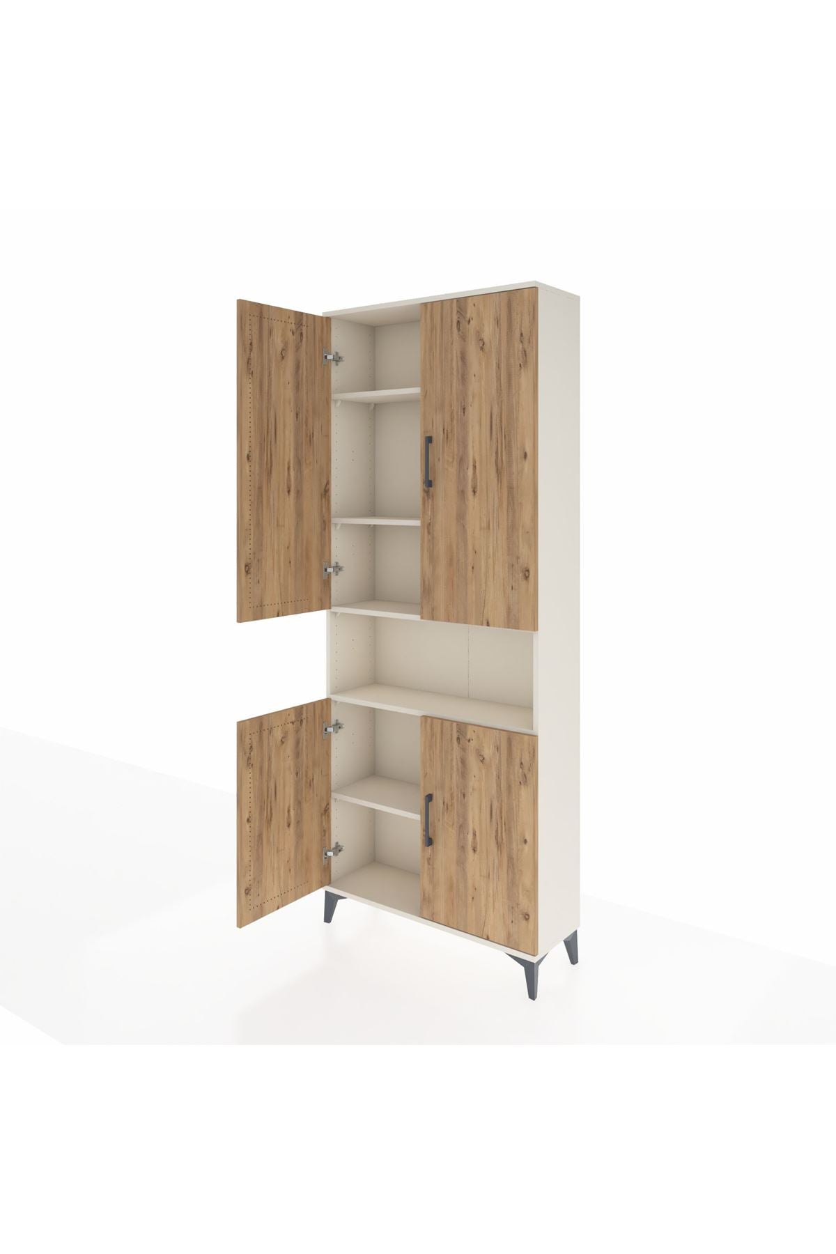 Arges Dolap 5 Raflı 4 Kapaklı 88x30x221 Aytaşı-Çam