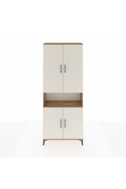 Arges Dolap 5 Raflı 4 Kapaklı 88x30x221 Çam-Aytaşı