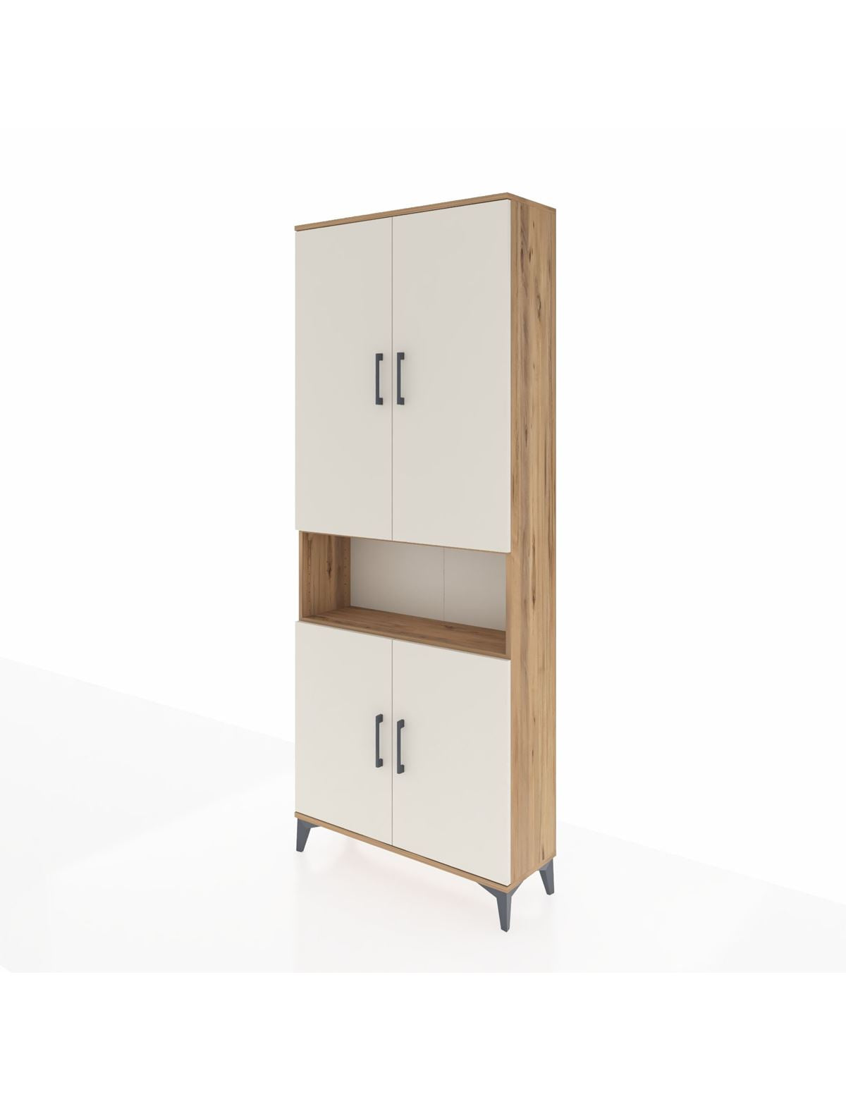 Arges Dolap 5 Raflı 4 Kapaklı 88x30x221 - S30M163V7A