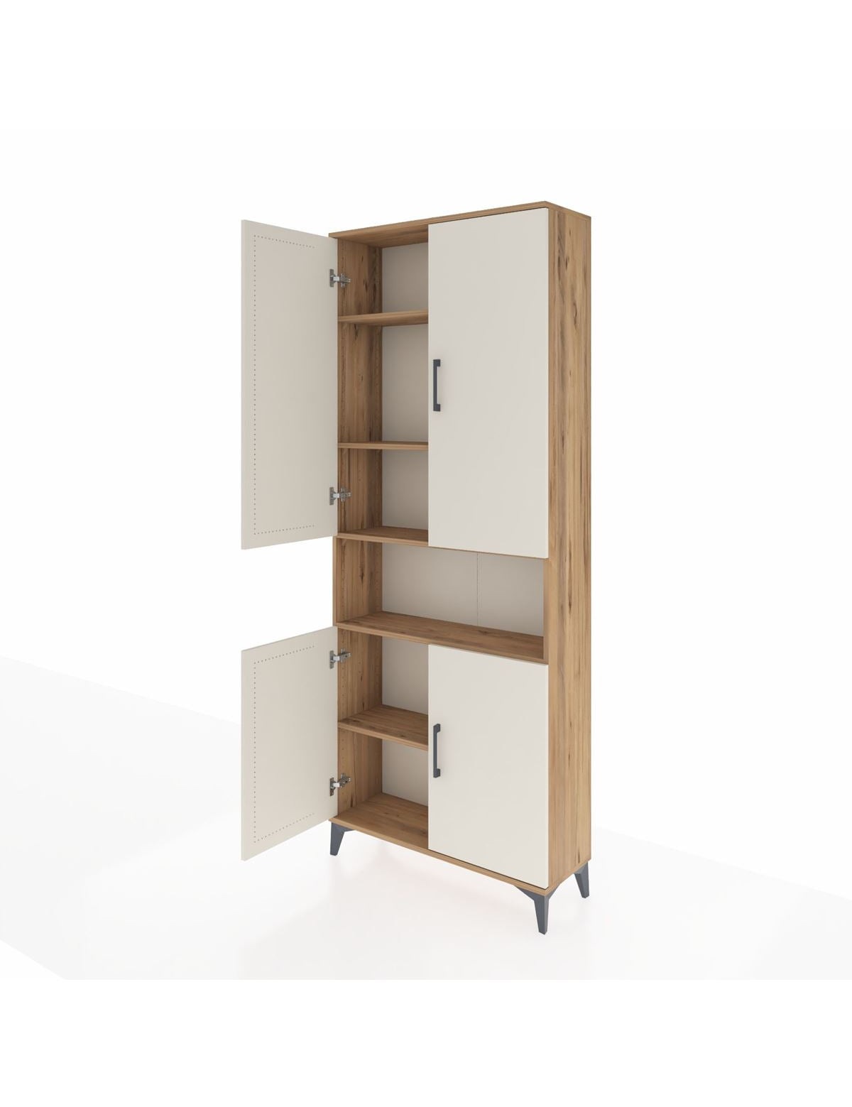 Arges Dolap 5 Raflı 4 Kapaklı 88x30x221 - S30M163V7A
