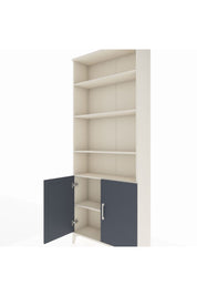 Arges Dolap 5 Raflı 2 Kapaklı 88x30x221 Aytaşı-Antrasit