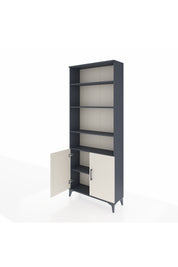 Arges Dolap 5 Raflı 2 Kapaklı 88x30x221 Antrasit-Aytaşı