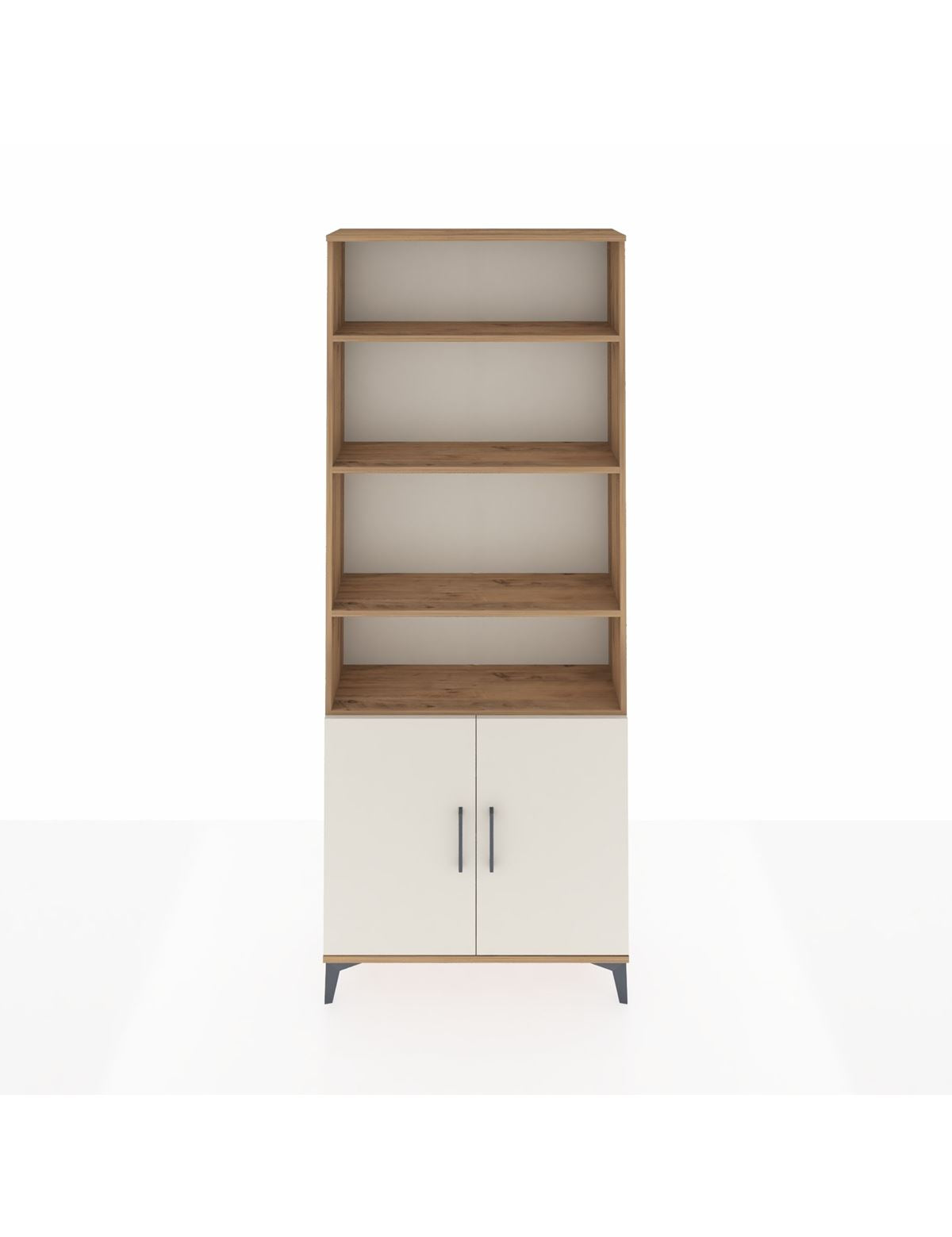 Arges Dolap 5 Raflı 2 Kapaklı 88x30x221 Çam-Aytaşı