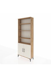 Arges Dolap 5 Raflı 2 Kapaklı 88x30x221 Çam-Aytaşı