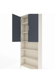 Arges Dolap 5 Raflı 2 Kapaklı 88x30x221 Aytaşı-Antrasit