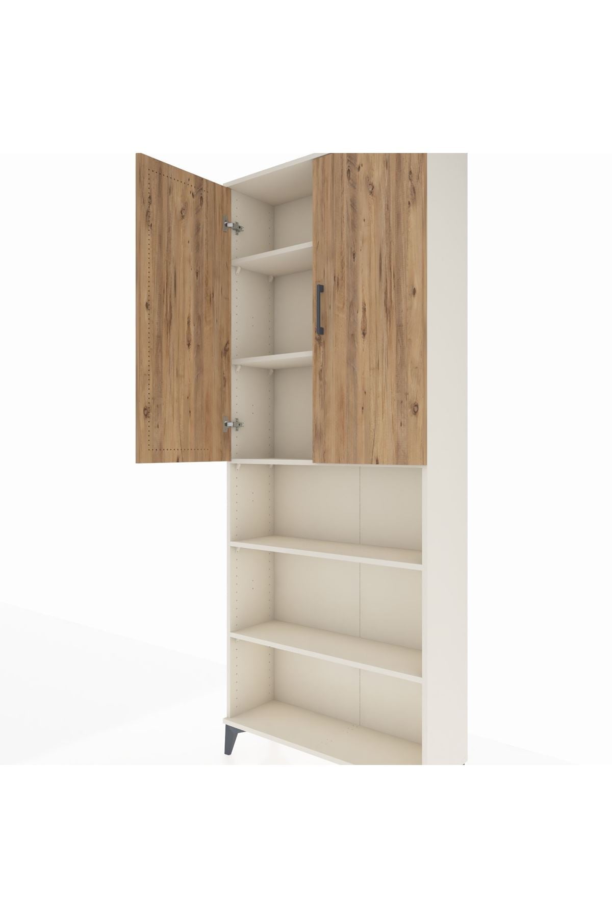 Arges Dolap 5 Raflı 2 Kapaklı 88x30x221 Aytaşı-Çam