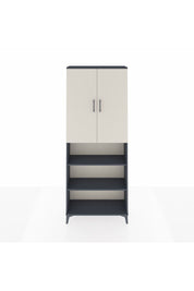 Arges Dolap 5 Raflı 2 Kapaklı 88x30x221 Antrasit-Aytaşı