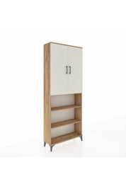 Arges Dolap 5 Raflı 2 Kapaklı 88x30x221 Çam-Aytaşı