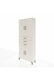 Arges Dolap 4 Raflı 3 Çekmeceli 4 Kapaklı 88x30x221 Aytaşı-Aytaşı