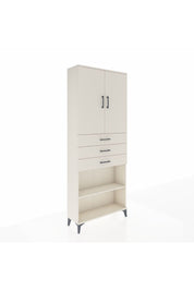 Arges Dolap 4 Raflı 3 Çekmeceli 2 Kapaklı 88x30x221 Aytaşı-Aytaşı