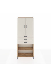 Arges Dolap 4 Raflı 3 Çekmeceli 2 Kapaklı 88x30x221 Çam-Aytaşı