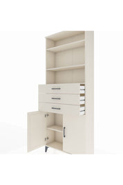 Arges Dolap 4 Raflı 3 Çekmeceli 2 Kapaklı 88x30x221 Aytaşı-Aytaşı