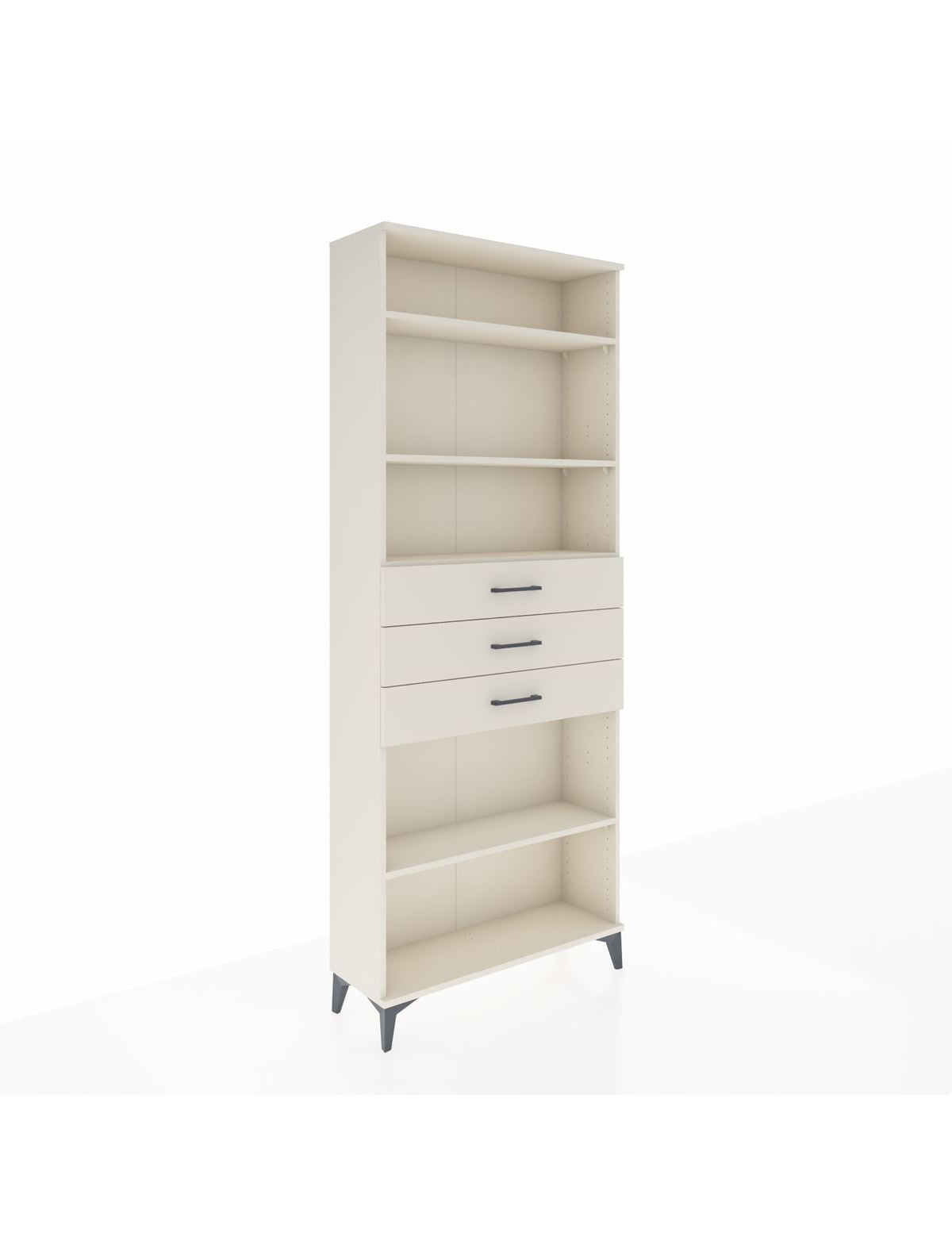 Arges Dolap 4 Raflı 3 Çekmeceli 88x30x221 Aytaşı-Aytaşı