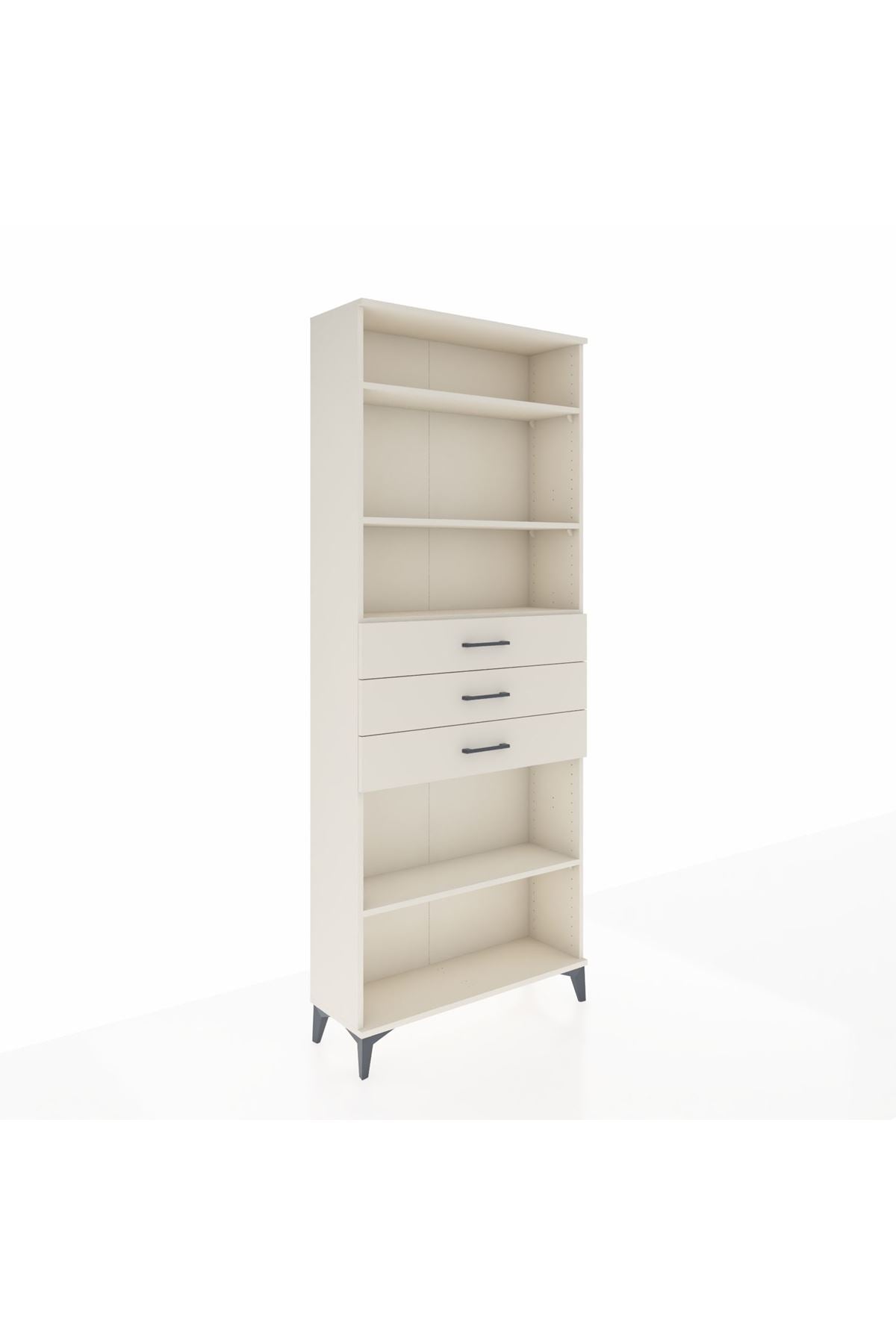 Arges Dolap 4 Raflı 3 Çekmeceli 88x30x221 Aytaşı-Aytaşı