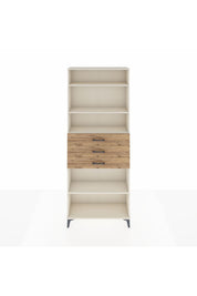 Arges Dolap 4 Raflı 3 Çekmeceli 88x30x221 Aytaşı-Çam