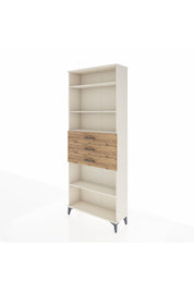 Arges Dolap 4 Raflı 3 Çekmeceli 88x30x221 Aytaşı-Çam