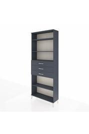 Arges Dolap 4 Raflı 3 Çekmeceli 88x30x221 Antrasit-Antrasit