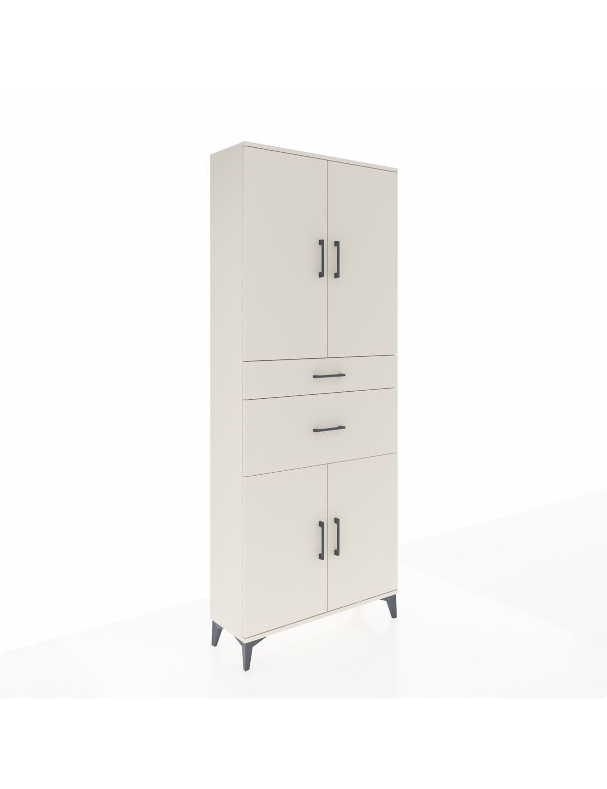 Arges Dolap 4 Raflı 2 Çekmeceli 4 Kapaklı 88x30x221 Aytaşı-Aytaşı