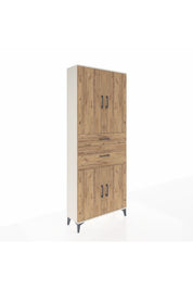 Arges Dolap 4 Raflı 2 Çekmeceli 4 Kapaklı 88x30x221 Aytaşı-Çam