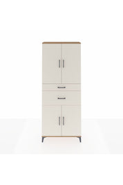 Arges Dolap 4 Raflı 2 Çekmeceli 4 Kapaklı 88x30x221 Çam-Aytaşı
