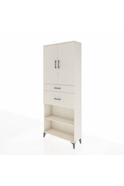 Arges Dolap 4 Raflı 2 Çekmeceli 2 Kapaklı 88x30x221 Aytaşı-Aytaşı