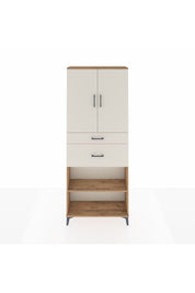 Arges Dolap 4 Raflı 2 Çekmeceli 2 Kapaklı 88x30x221 Çam-Aytaşı