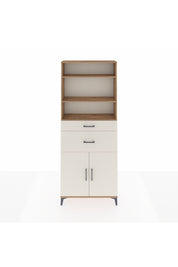 Arges Dolap 4 Raflı 2 Çekmeceli 2 Kapaklı 88x30x221 Çam-Aytaşı