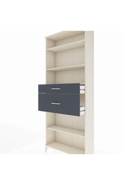 Arges Dolap 4 Raflı 2 Çekmeceli 88x30x221 Aytaşı-Antrasit