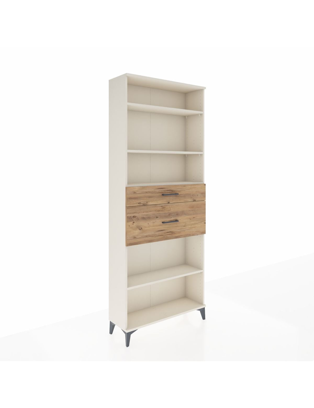 Arges Dolap 4 Raflı 2 Çekmeceli 88x30x221 Aytaşı-Çam