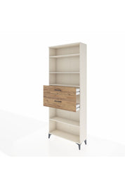 Arges Dolap 4 Raflı 2 Çekmeceli 88x30x221 Aytaşı-Çam