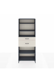 Arges Dolap 4 Raflı 2 Çekmeceli 88x30x221 Antrasit-Aytaşı