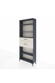 Arges Dolap 4 Raflı 2 Çekmeceli 88x30x221 Antrasit-Aytaşı