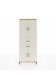 Arges Dolap 4 Raflı 2 Çekmeceli 4 Kapaklı 88x30x221 Çam-Aytaşı