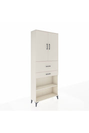 Arges Dolap 4 Raflı 2 Çekmeceli 2 Kapaklı 88x30x221 Aytaşı-Aytaşı