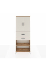 Arges Dolap 4 Raflı 2 Çekmeceli 2 Kapaklı 88x30x221 Çam-Aytaşı