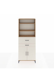 Arges Dolap 4 Raflı 2 Çekmeceli 2 Kapaklı 88x30x221 Çam-Aytaşı