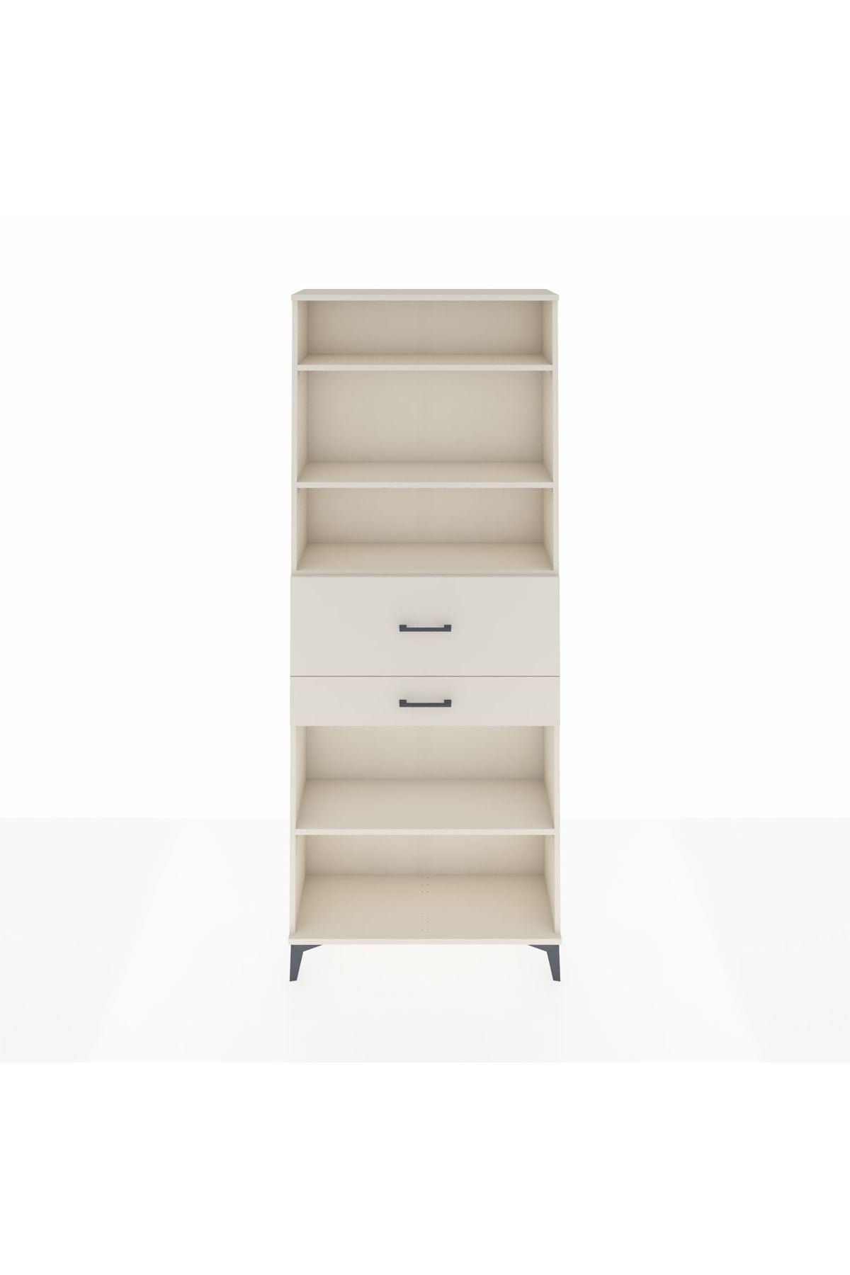 Arges Dolap 4 Raflı 2 Çekmeceli 88x30x221 Aytaşı-Aytaşı