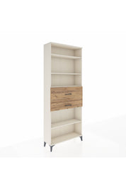 Arges Dolap 4 Raflı 2 Çekmeceli 88x30x221 Aytaşı-Çam