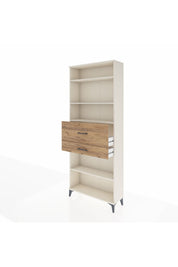 Arges Dolap 4 Raflı 2 Çekmeceli 88x30x221 Aytaşı-Çam