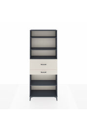 Arges Dolap 4 Raflı 2 Çekmeceli 88x30x221 Antrasit-Aytaşı