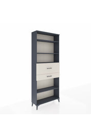 Arges Dolap 4 Raflı 2 Çekmeceli 88x30x221 Antrasit-Aytaşı