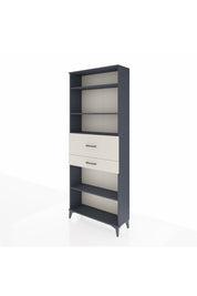 Arges Dolap 4 Raflı 2 Çekmeceli 88x30x221 Antrasit-Aytaşı